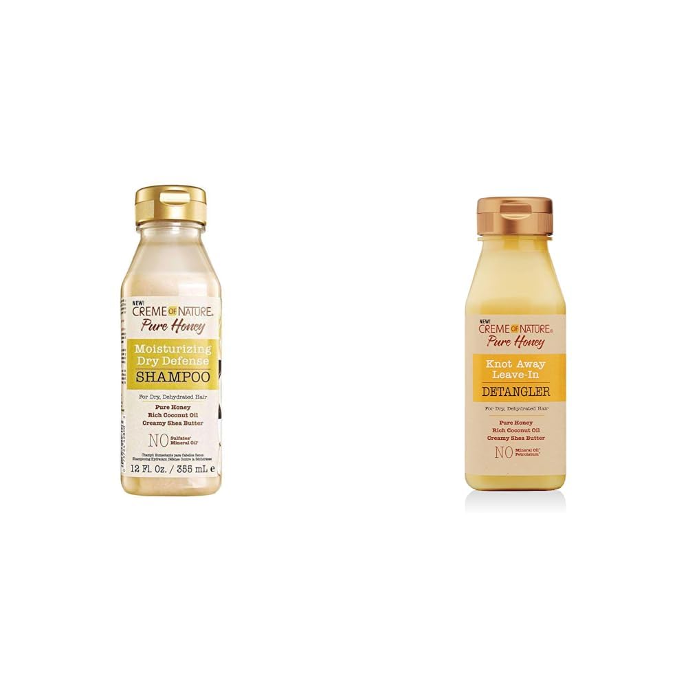 Honey Coconut Oil Shea Butter Shampoo and Leave In Detangler Y54837