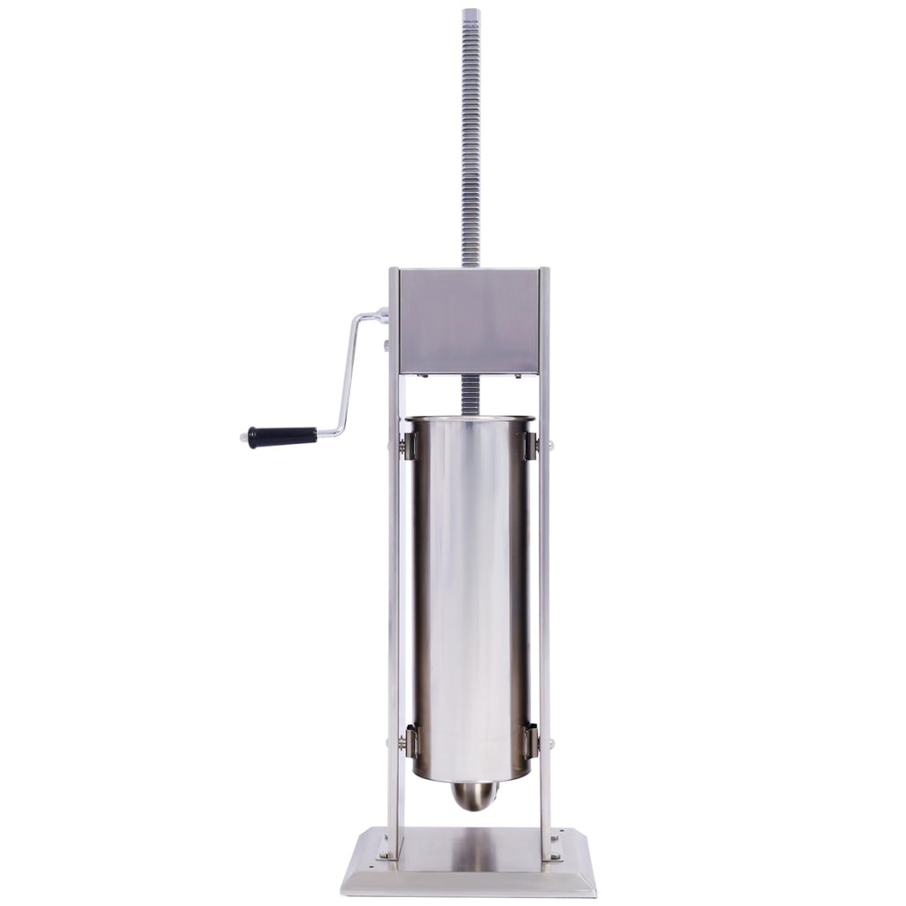 Stainless Steel Vertical Sausage Stuffer 15Lb 4 Nozzles T28014
