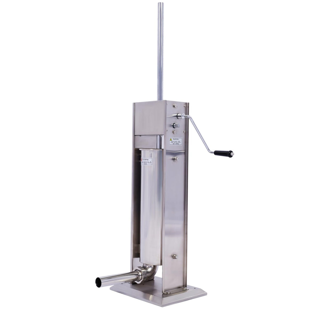 Stainless Steel Vertical Sausage Stuffer 15Lb 4 Nozzles T28014