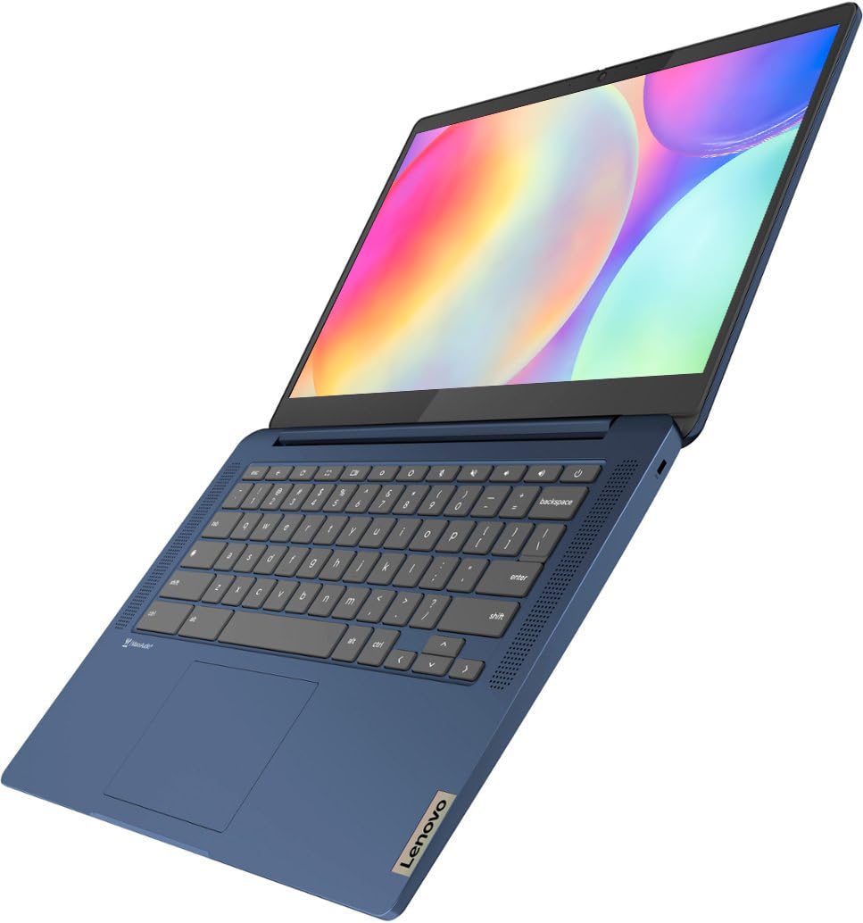 14" Touchscreen Chromebook, 4GB RAM 64GB SSD, MediaTek Kompanio 520, FHD IPS, Abyss Blue F7696