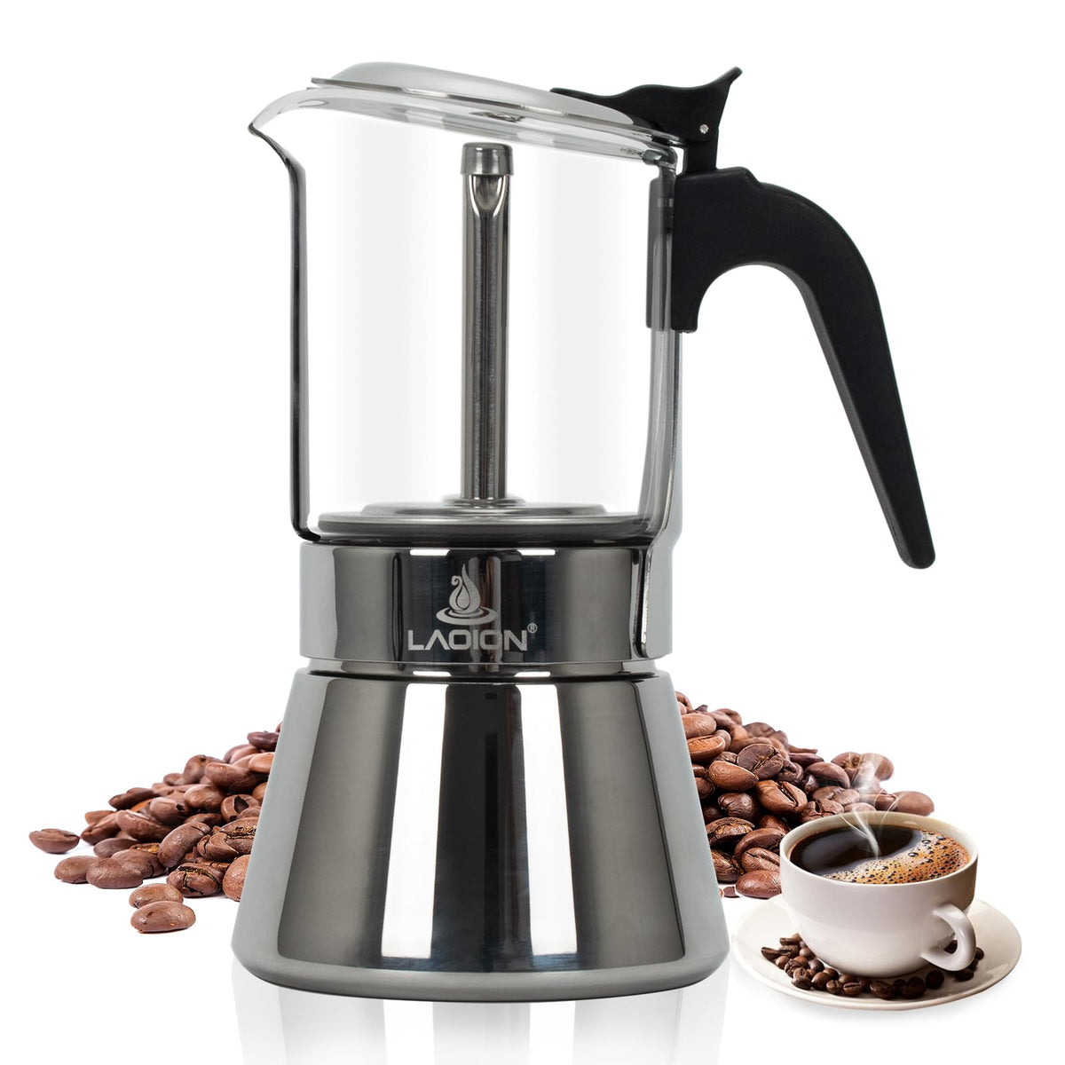 Stovetop Espresso Maker 6 Cup Moka Pot T936