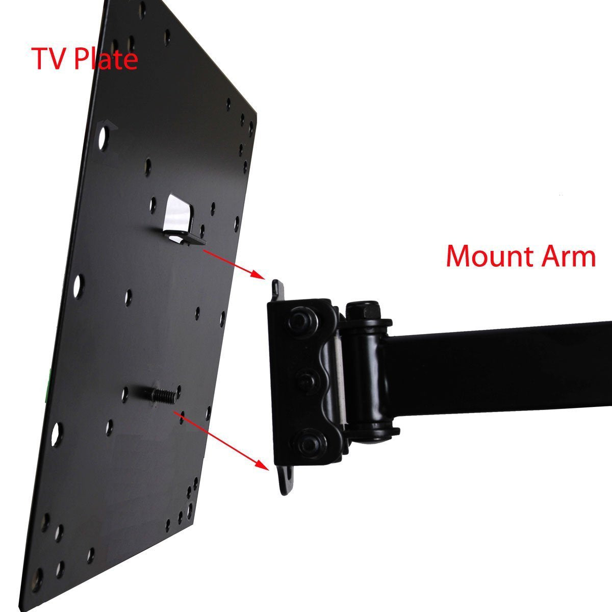 Single Stud Swing Arm TV Wall Mount O7950