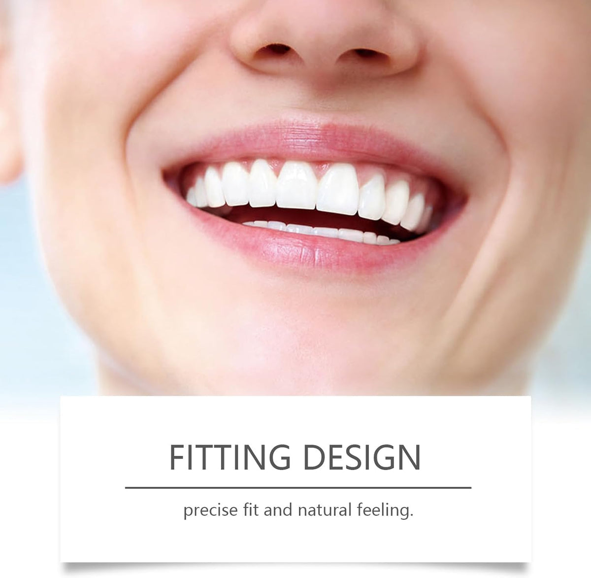 Upper and Lower Silicone Denture Set (2pcs) R62256