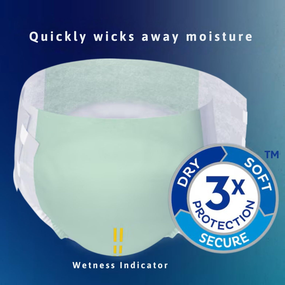 Small Heavy Absorbency Disposable Brief Q34176