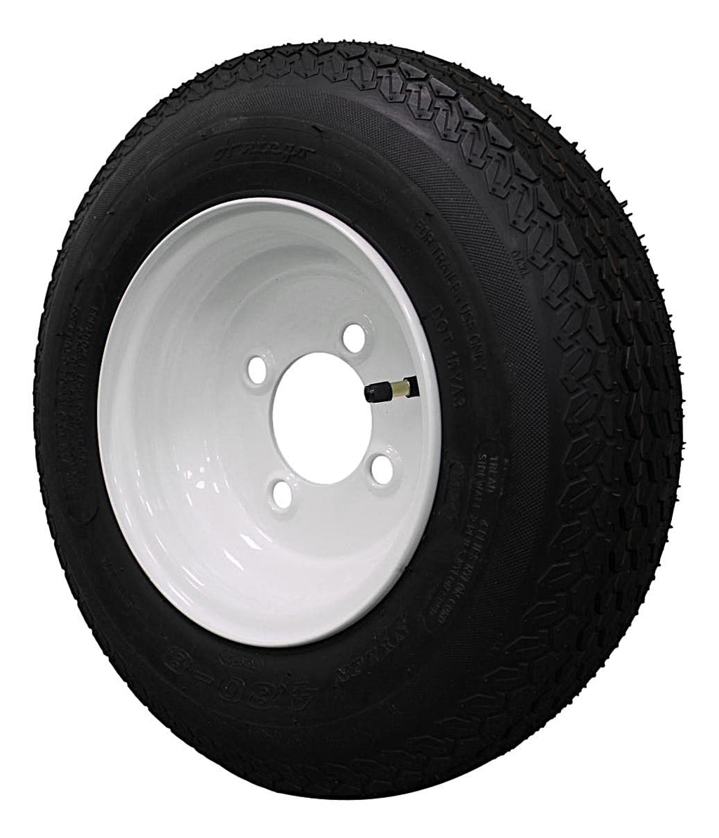 4.80-8 Trailer Tire & Wheel 4 Lug Galvanized F28836