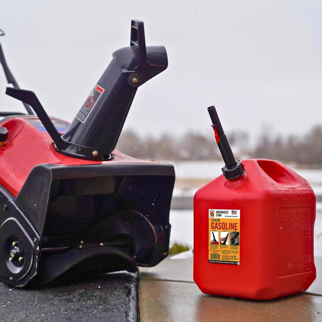 5-Gallon Gas Can Fuel Container with Spout W77877