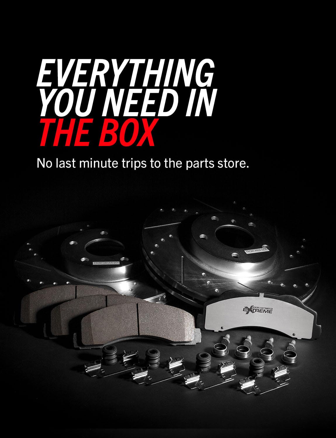 Front Brake Pad & Rotor Kit D952922