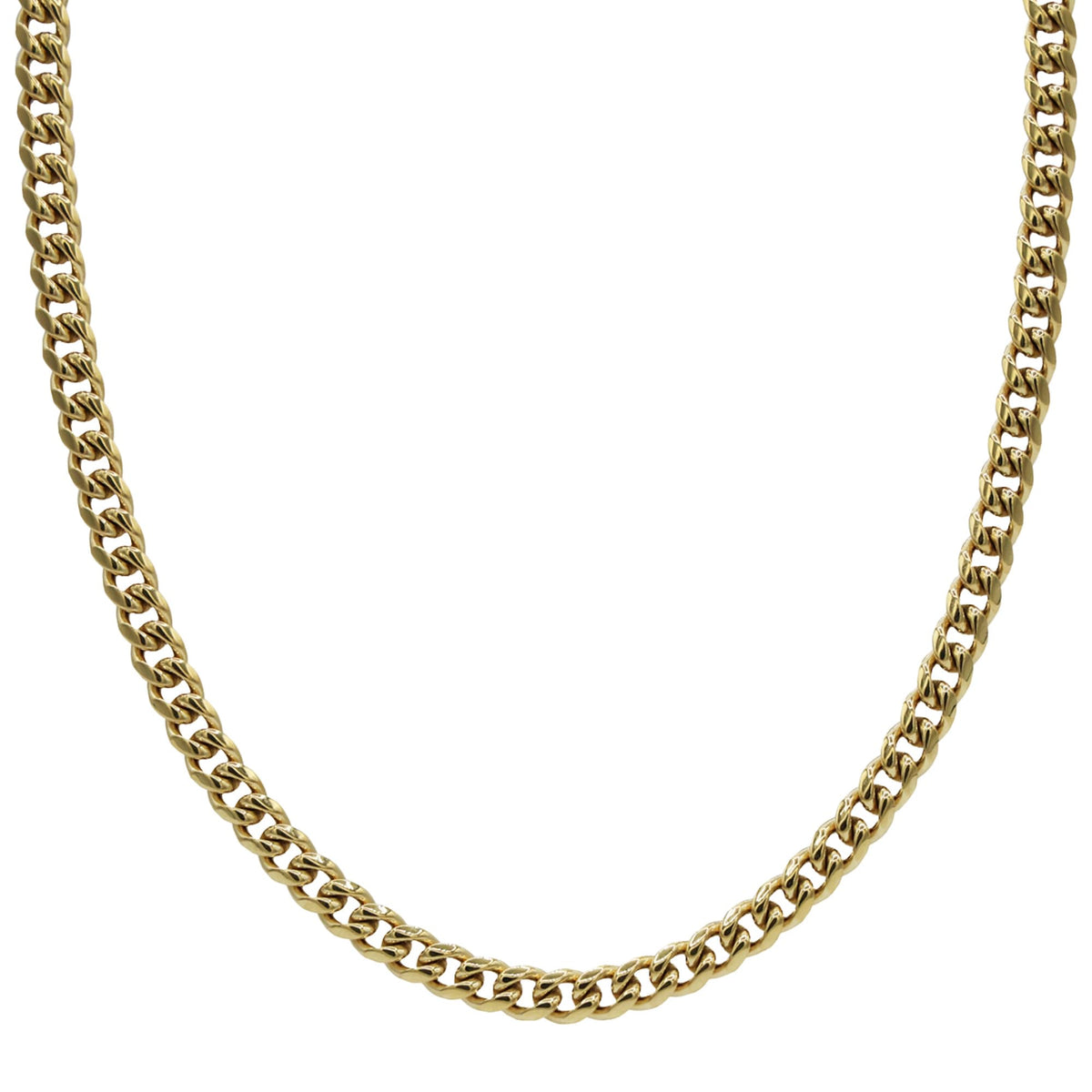 Gold-Plated Micro Cuban Link Chain D823402