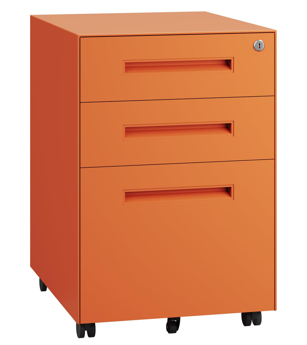 3 Drawer Metal Rolling File Cabinet U518