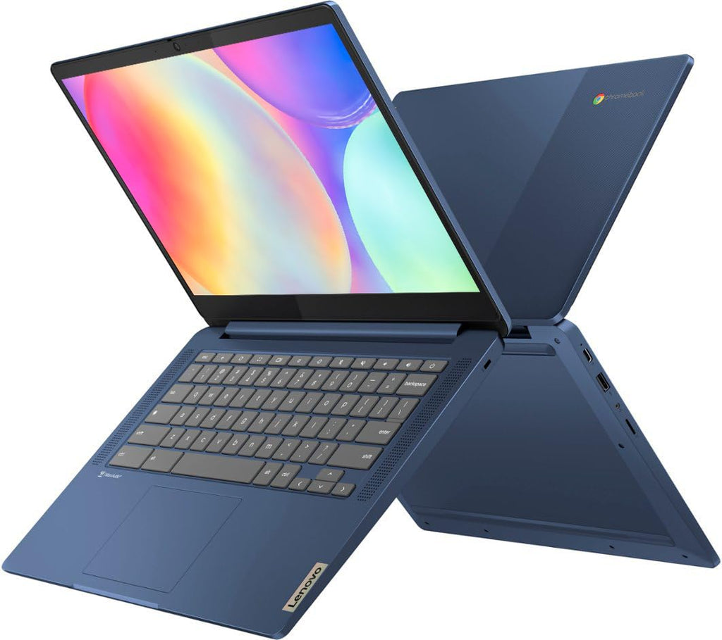 14" Touchscreen Chromebook, 4GB RAM 64GB SSD, MediaTek Kompanio 520, FHD IPS, Abyss Blue F7696