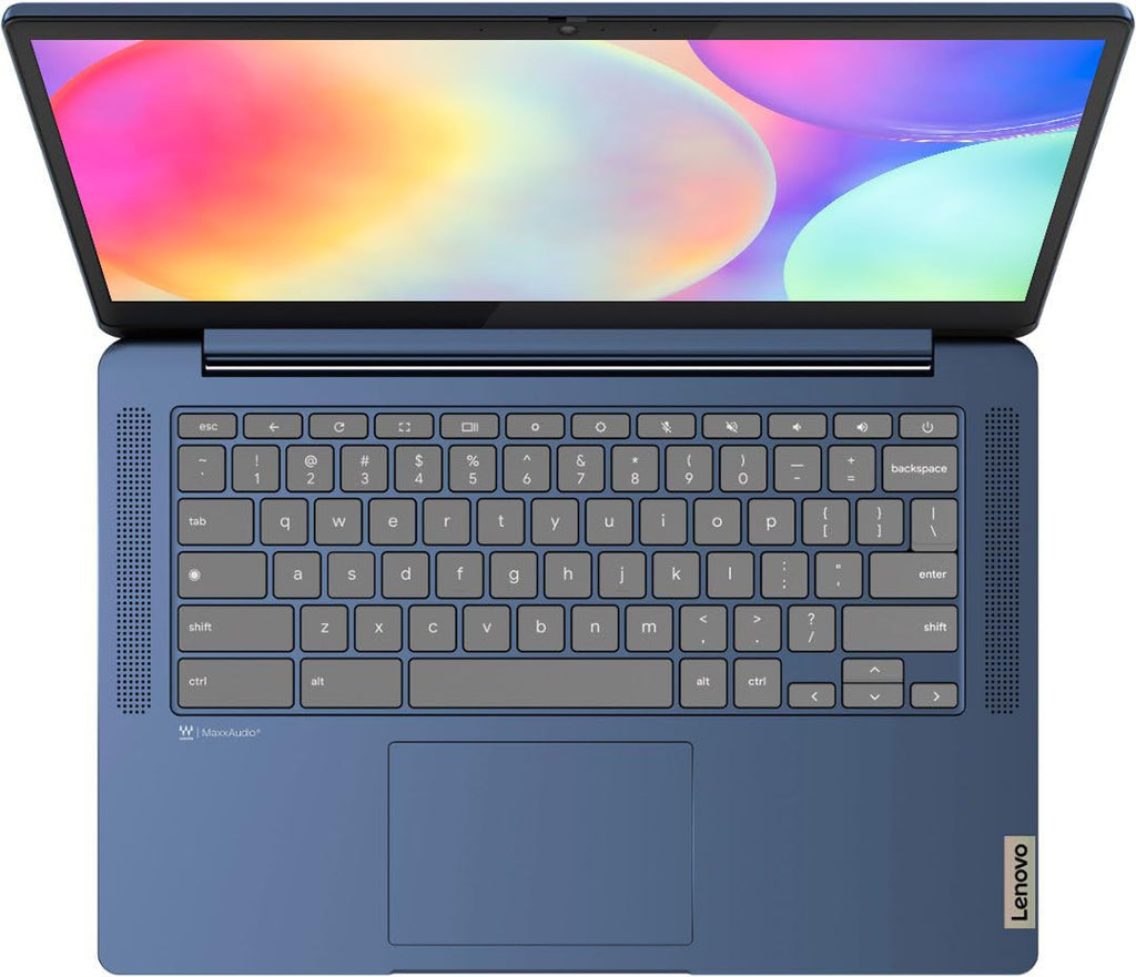 14" Touchscreen Chromebook, 4GB RAM 64GB SSD, MediaTek Kompanio 520, FHD IPS, Abyss Blue F7696