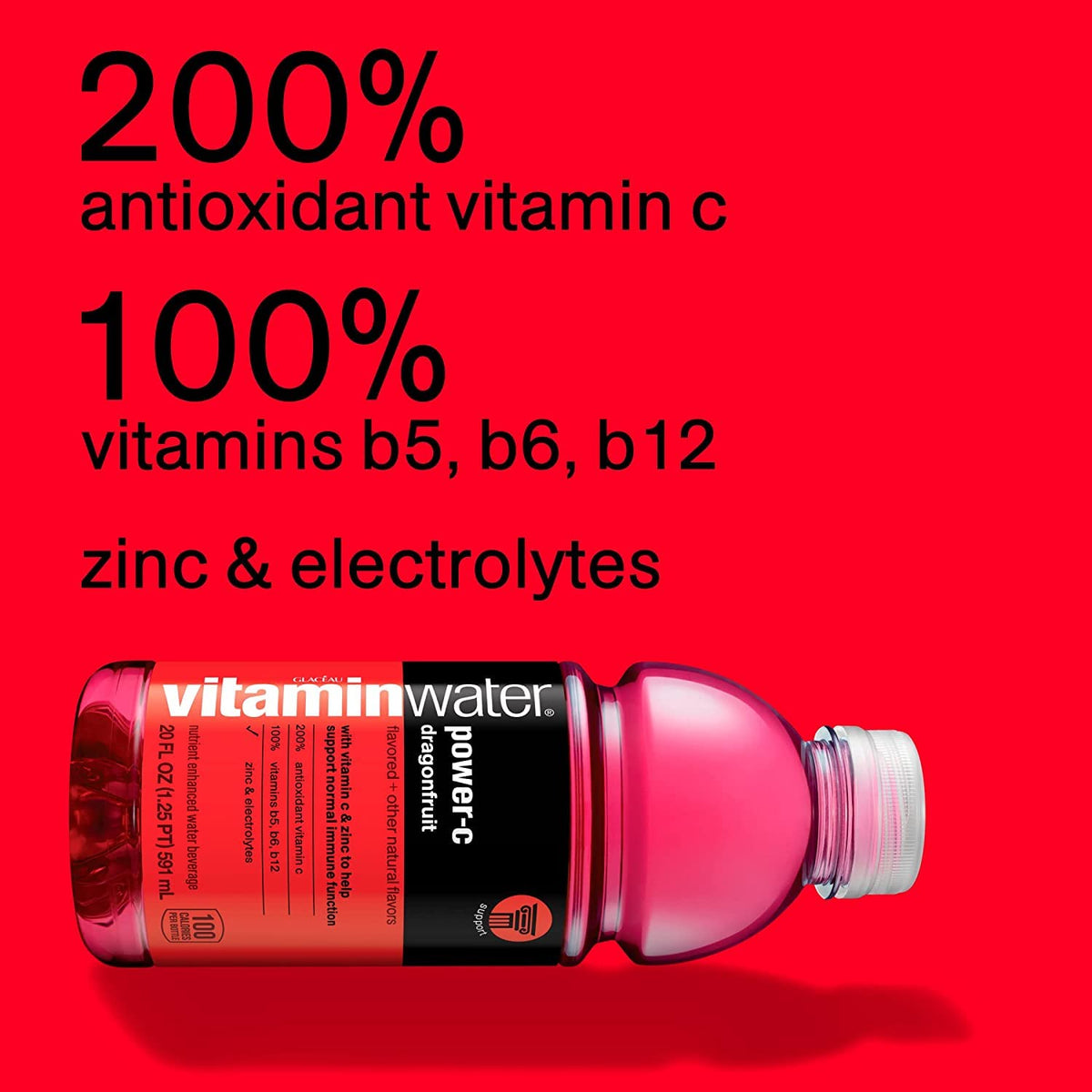 Nutrient Enhanced Electrolyte Water Beverage 20 Fl Oz Pack of 12 S49223