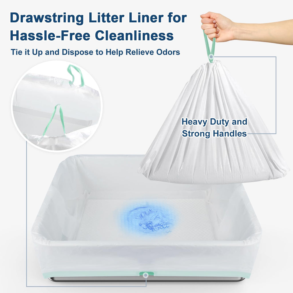 L Stainless Steel Sifting Litter Box V441395