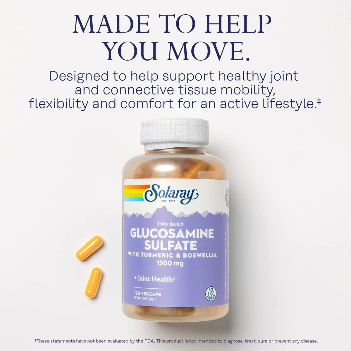 Glucosamine Sulfate 1500 mg 120 VegCaps W409