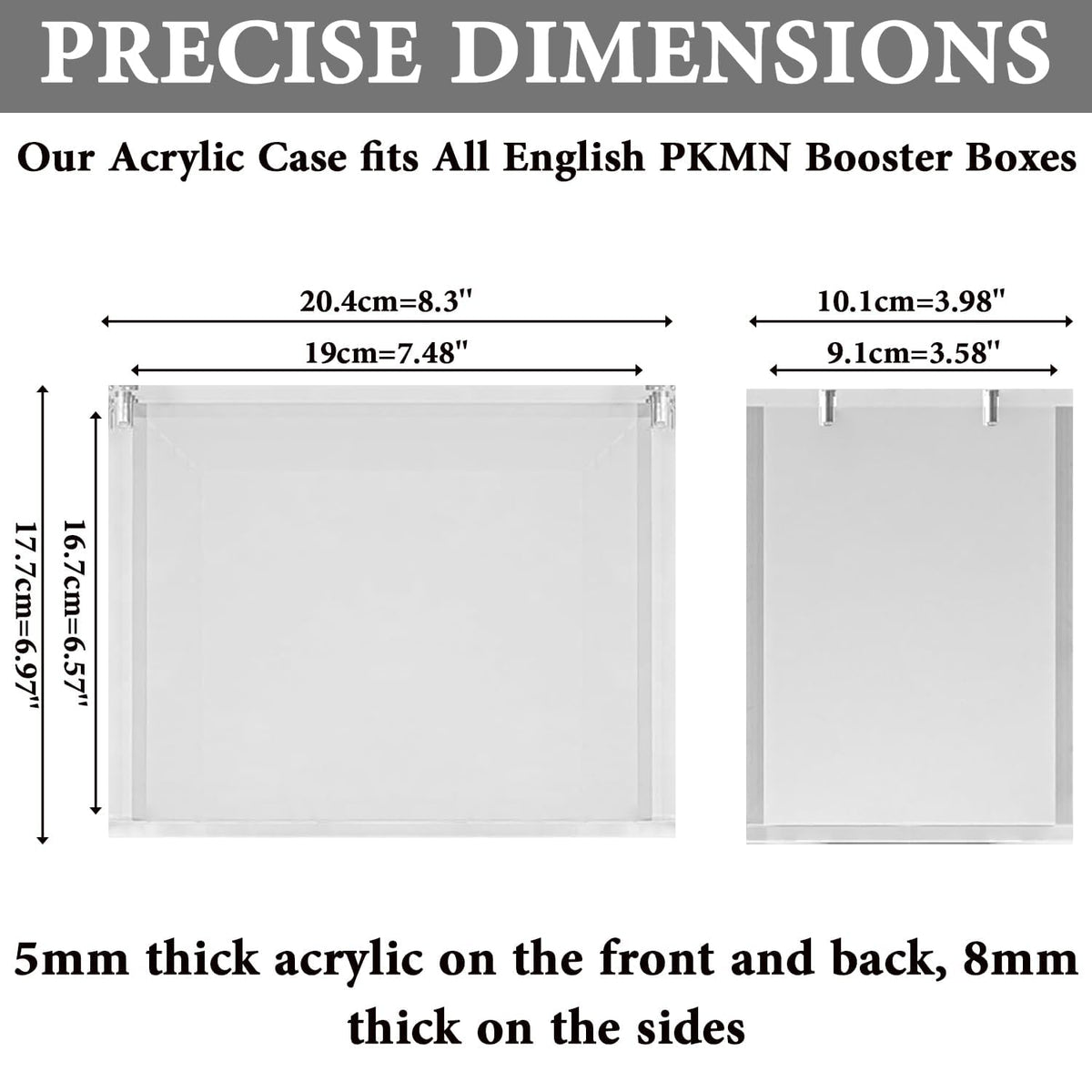 Acrylic Stackable Display Case 1 Pack W60156