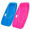 35 inch Plastic Snow Sled with Leash and 2 Handles J9022