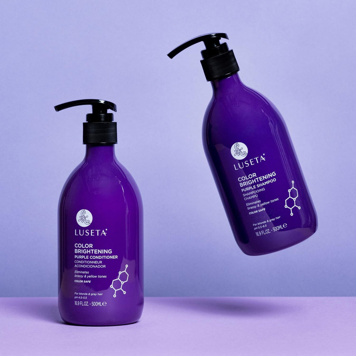 Purple Shampoo and Conditioner Set 16.9oz*2 J645915