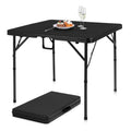 34" Black Folding Card Table Z85522
