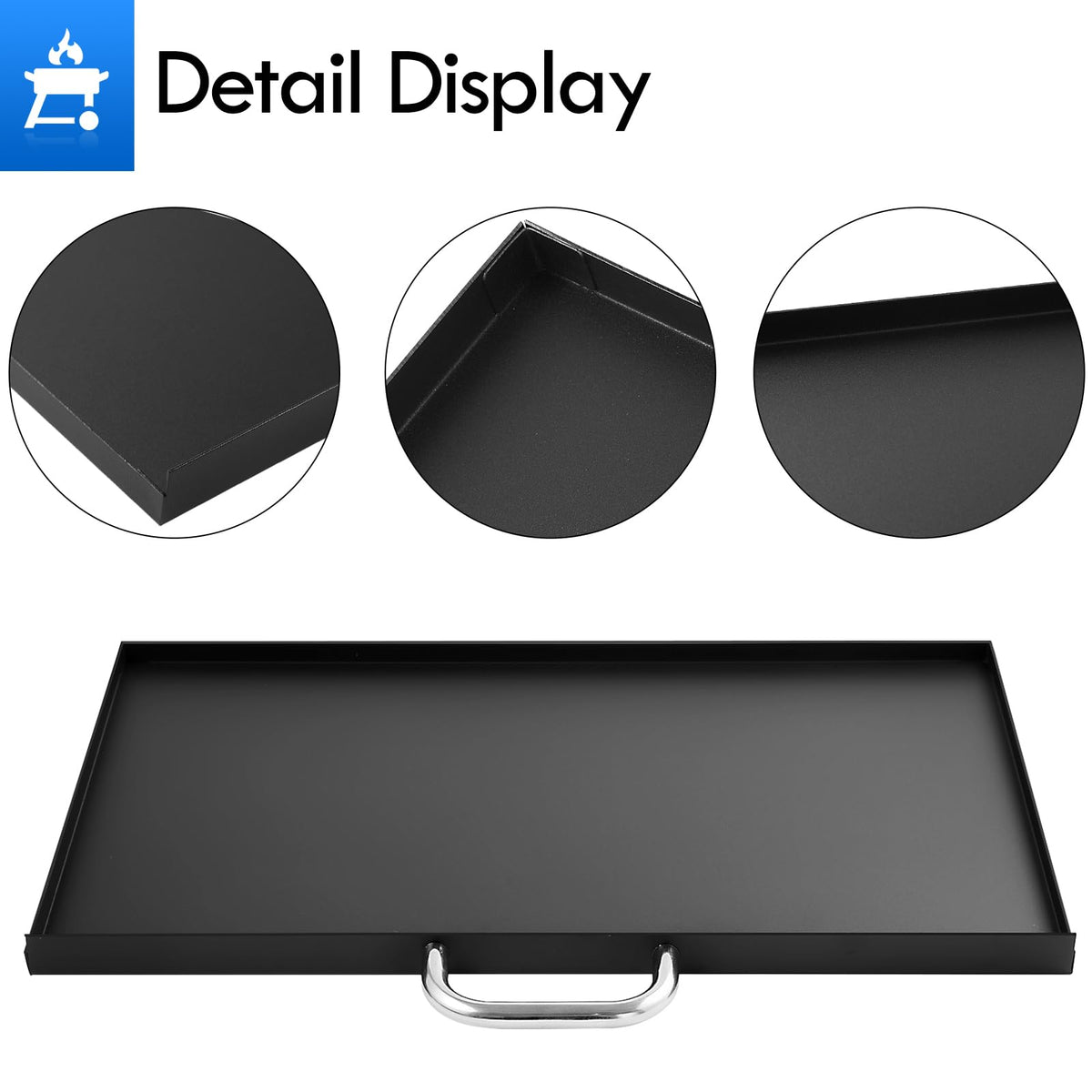 Ash Pan Replacement Parts with Handle F61831