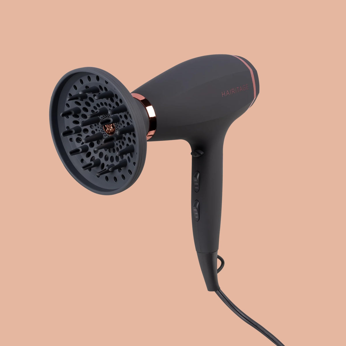 Ionic Hair Blow Dryer & Diffuser 1875 Watts 3 Heat Settings H320
