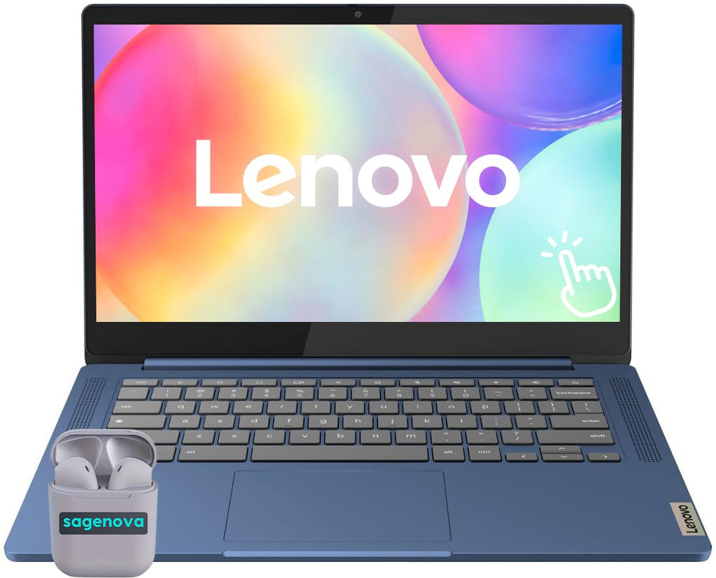 14" Touchscreen Chromebook, 4GB RAM 64GB SSD, MediaTek Kompanio 520, FHD IPS, Abyss Blue F7696