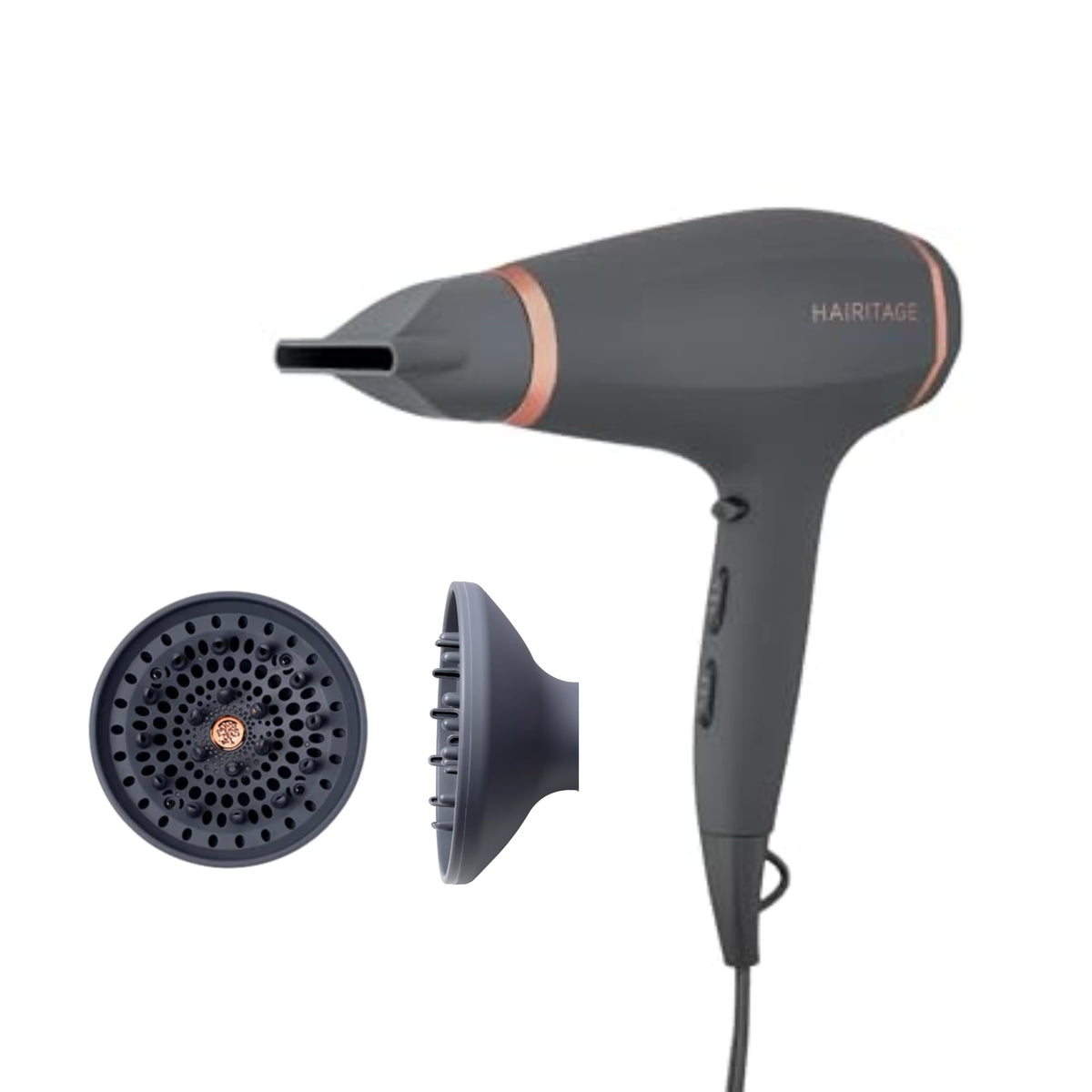 Ionic Hair Blow Dryer & Diffuser 1875 Watts 3 Heat Settings H320