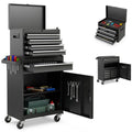5 Drawer Rolling Metal Tool Chest with Detachable Top Toolbox C30152