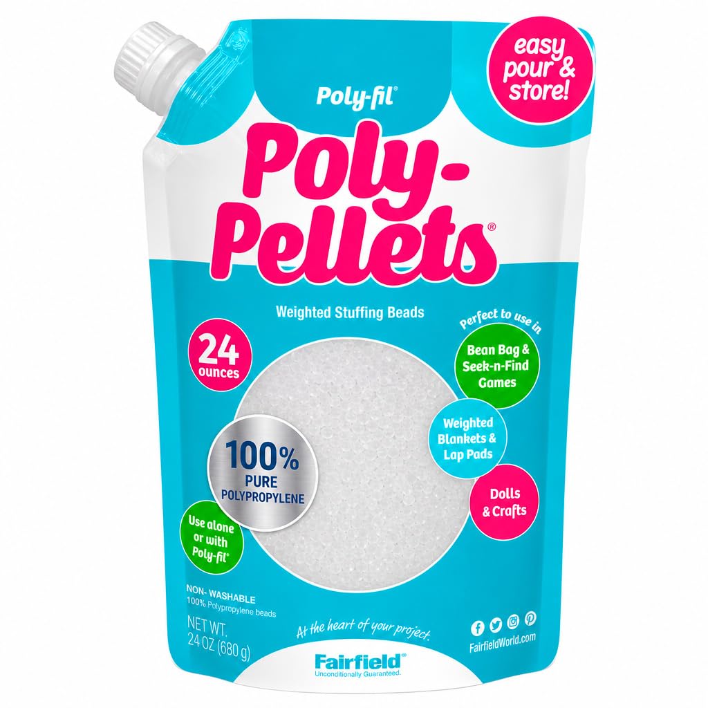 Polyester Weighted Stuffing Beads 24-Ounce Bag Z810145