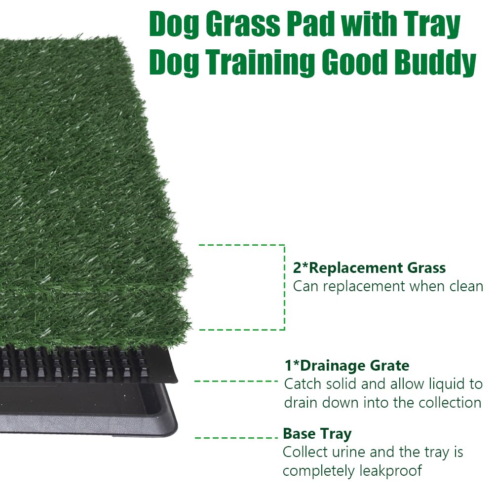 Dog Grass Pad with Tray 20x30 Inch K7390