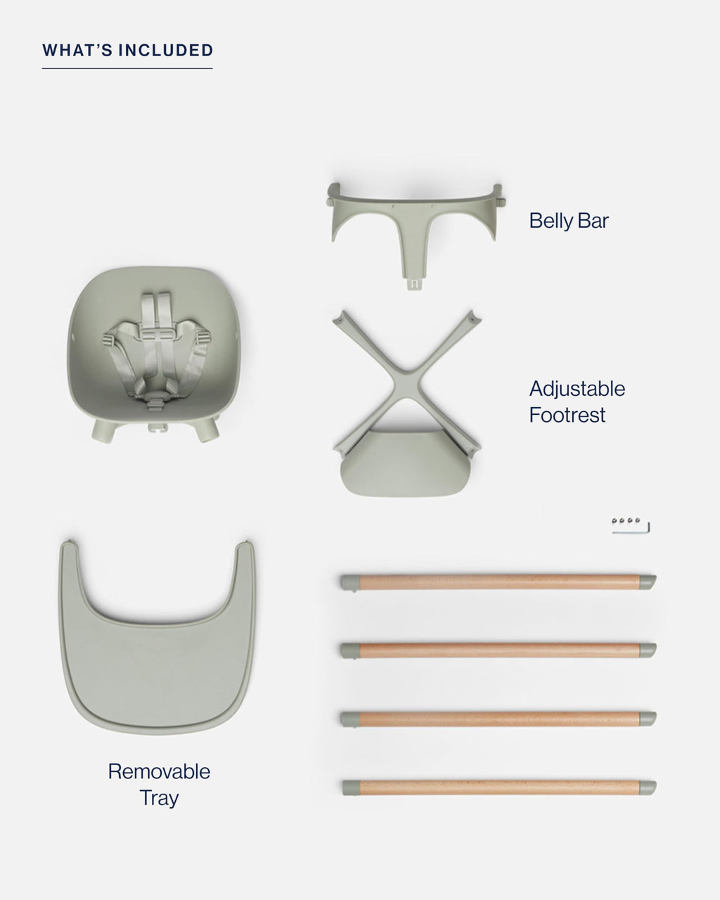 3-in-1 Convertible High Chair V514767