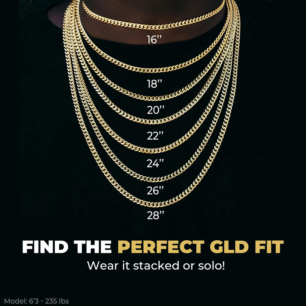 Gold-Plated Micro Cuban Link Chain D823402