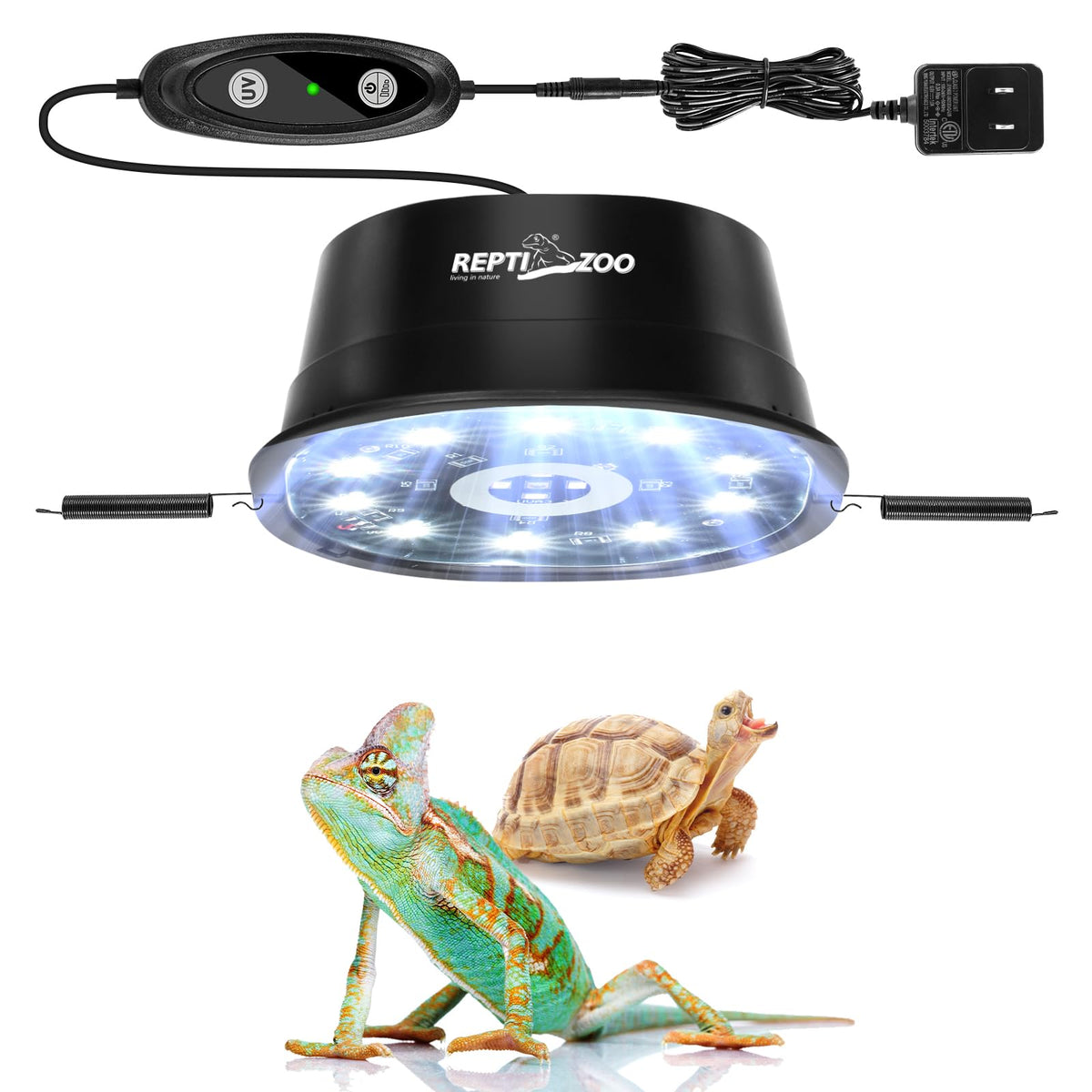 UVB Reptile Light with Basking Platform Combo Kit U708915