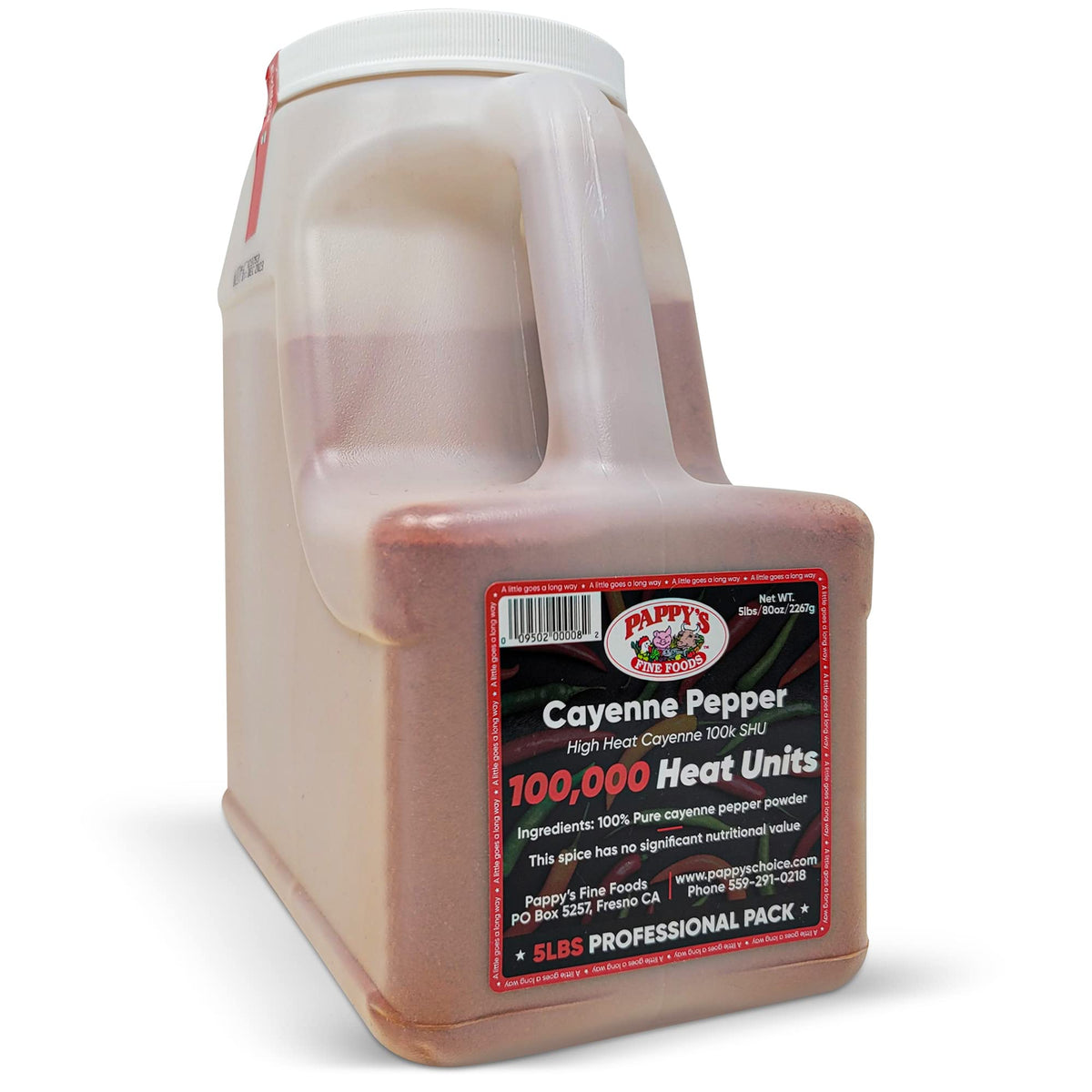 Cayenne Pepper Powder 5lb Jar W652394