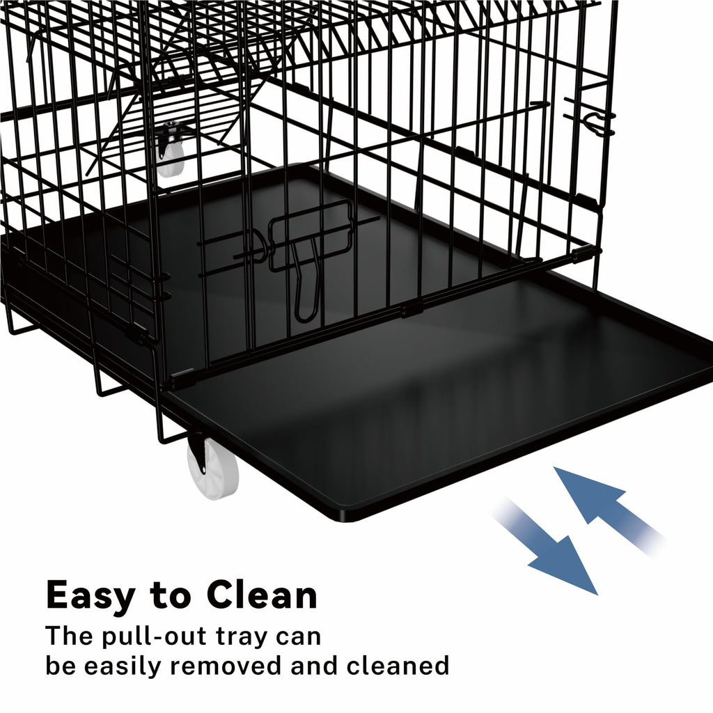 4-Tier Cat Cage with Cushions Hammock Scratching Post C68916