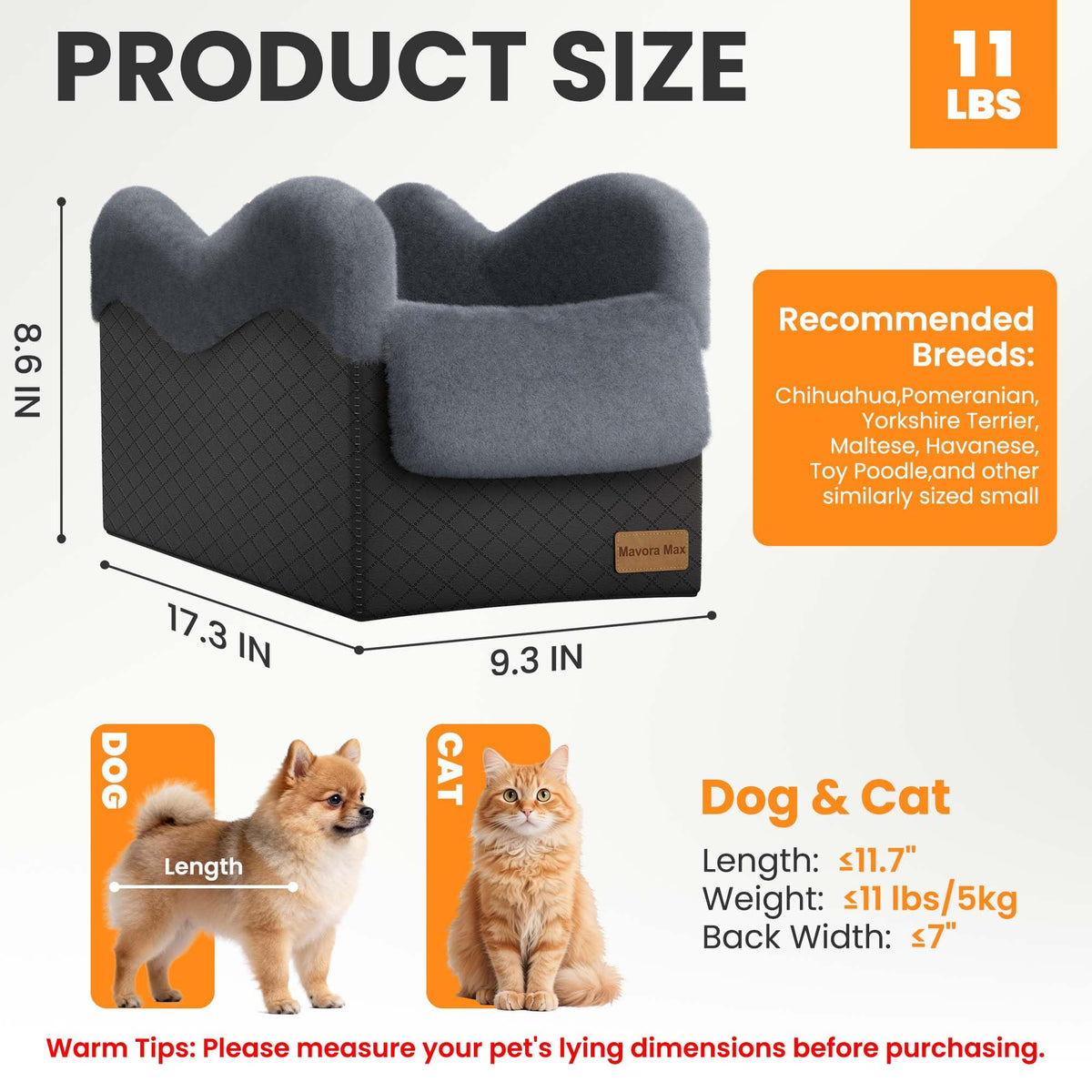 Grey Dog Car Seat X5008