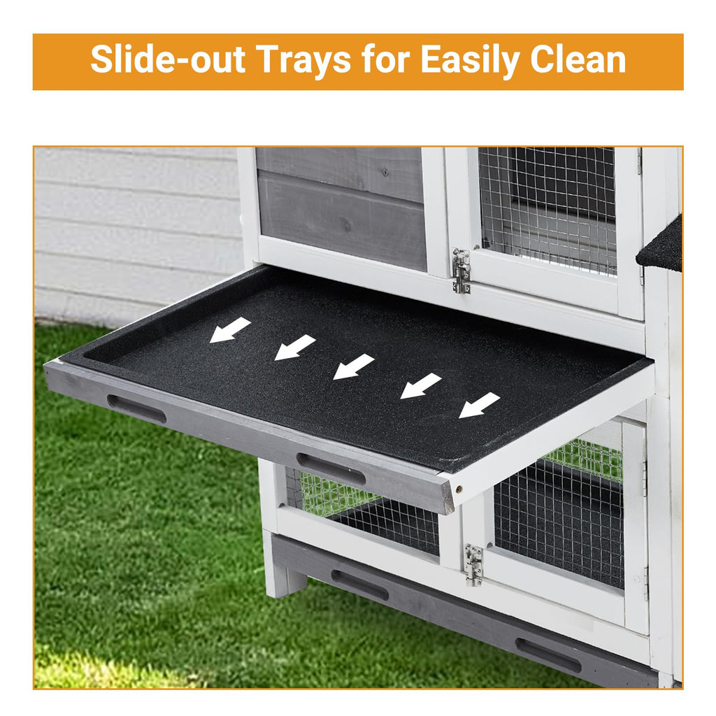 63'' 2-Tier Bunny Hutch F729