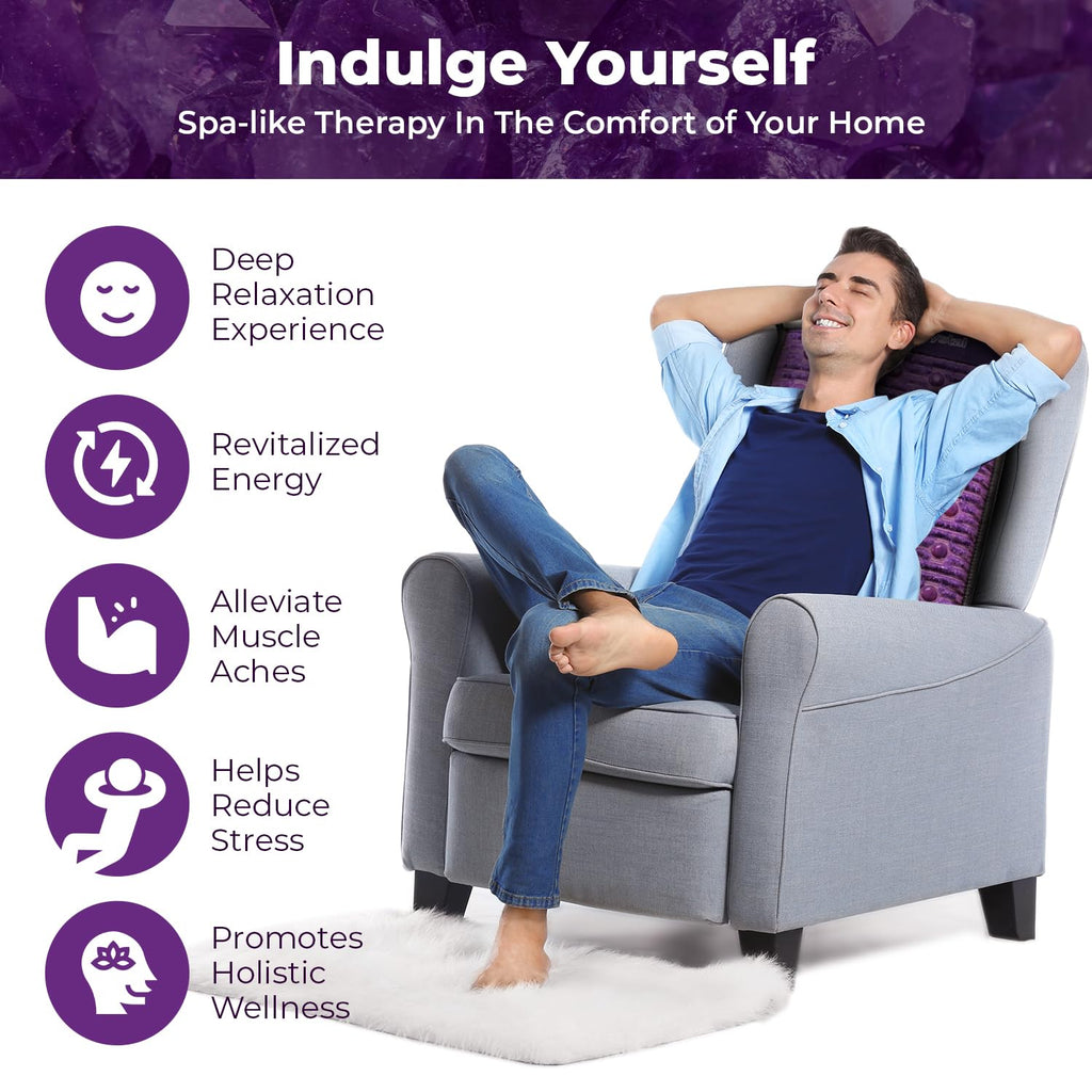 Far Infrared Amethyst Heating Pad Mini 32" L x 20"W Z508797
