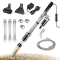 Electric Aquarium Gravel Cleaner, 528GPH Fish Tank Vacuum, 5-in-1 Sand Washer Water Changer Kit C452