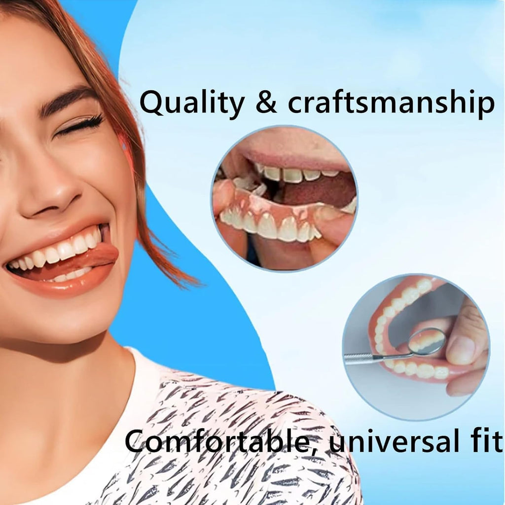 Upper and Lower Silicone Denture Set (2pcs) R62256