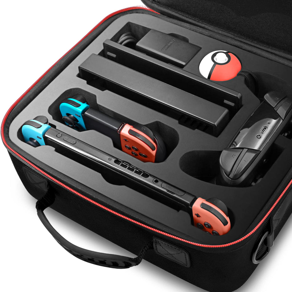 Black Carrying Case with Handle and Shoulder Strap O75540