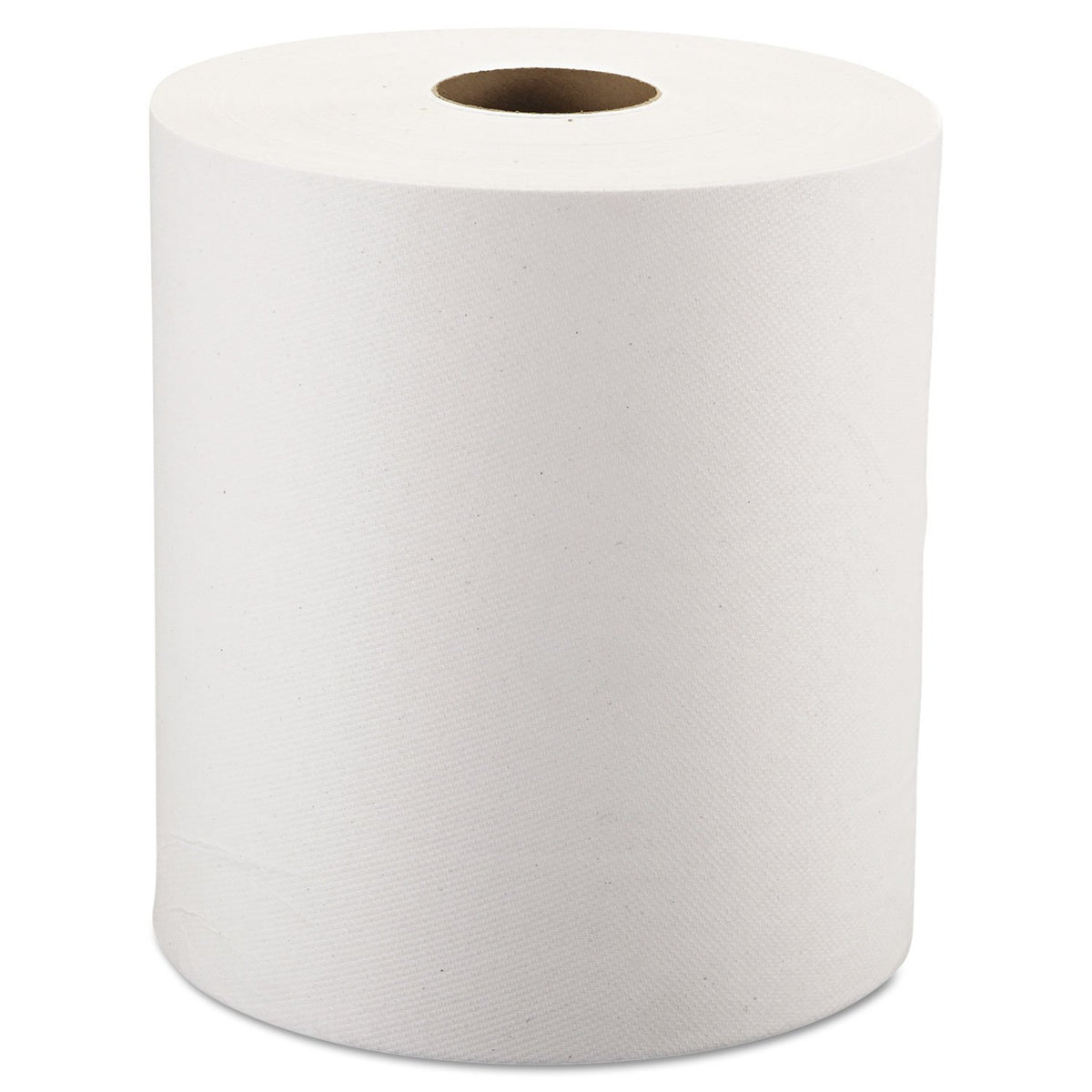 Hardwound Roll Towels, 6 Rolls, 1-Ply, White V476