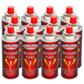 12 Butane Fuel Canisters for Portable Camping Stoves T920187