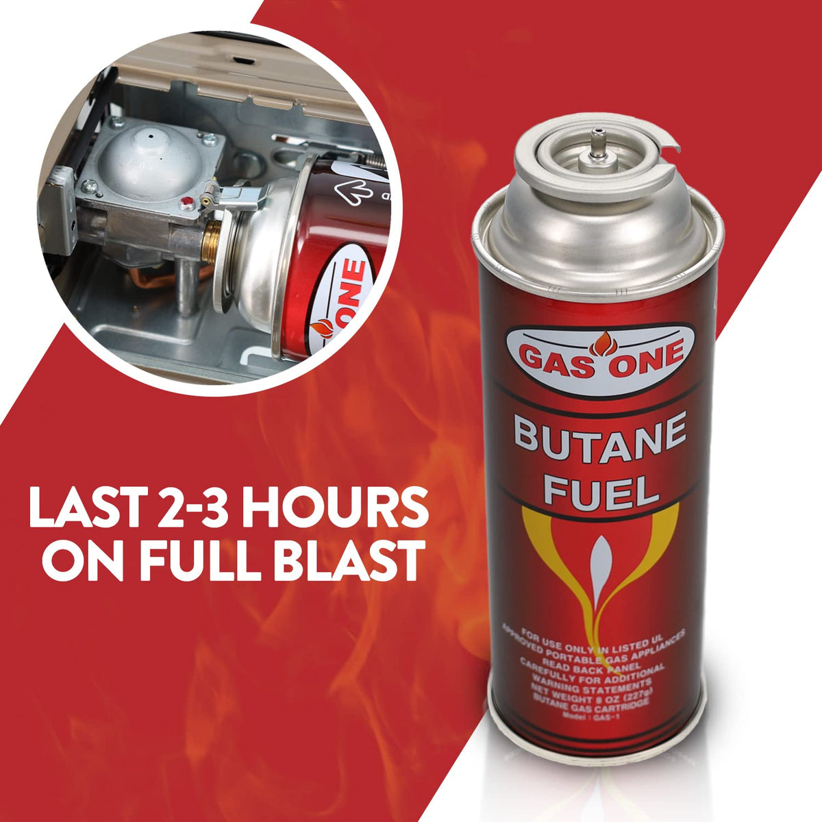 12 Butane Fuel Canisters for Portable Camping Stoves T920187