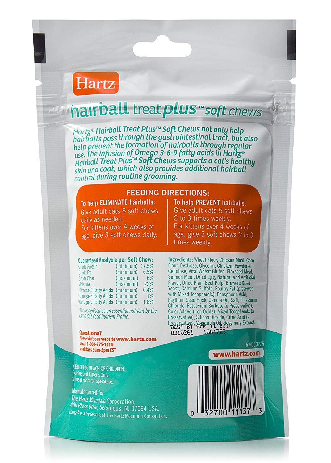 Chicken Flavored Soft Chews for Cats and Kittens V74814