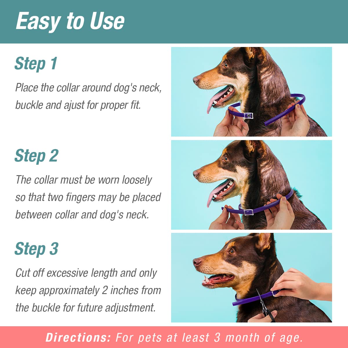 Flea & Tick Collar Plant Powered Blue 2-Pack G93970