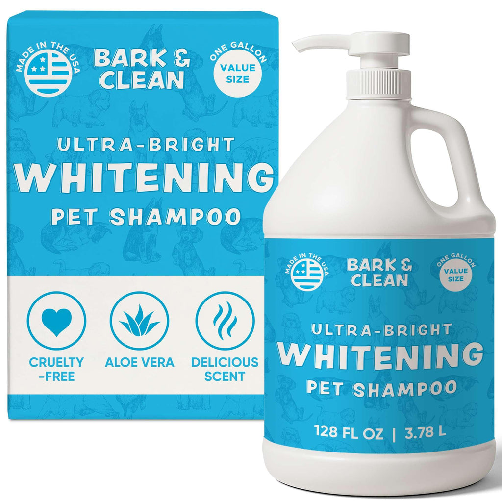 Whitening Dog Shampoo with Pump, 1 Gallon Aloe Coconut S7759