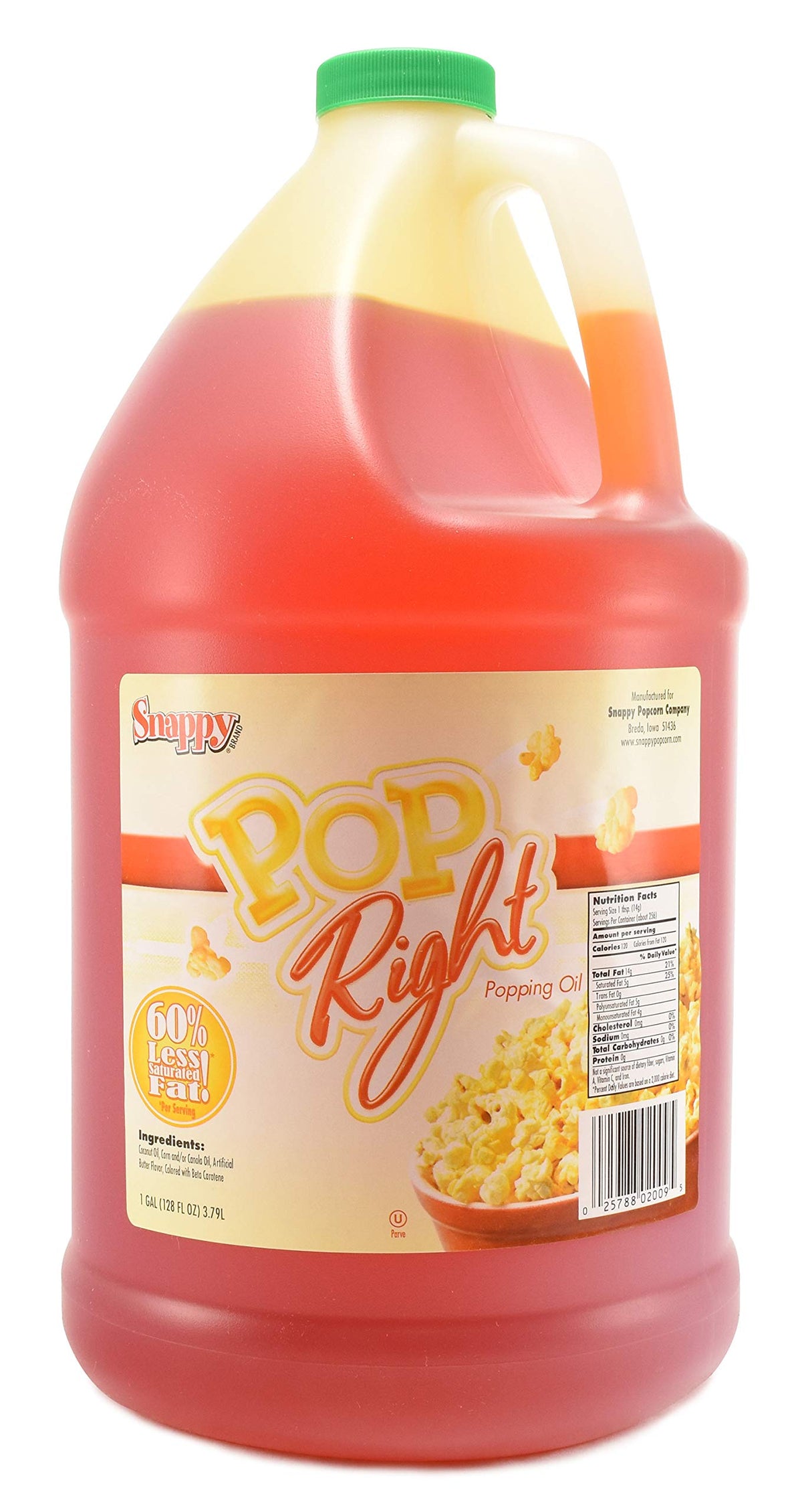 Butter Flavored Popcorn Oil 1 Gallon 4 Pack B34587
