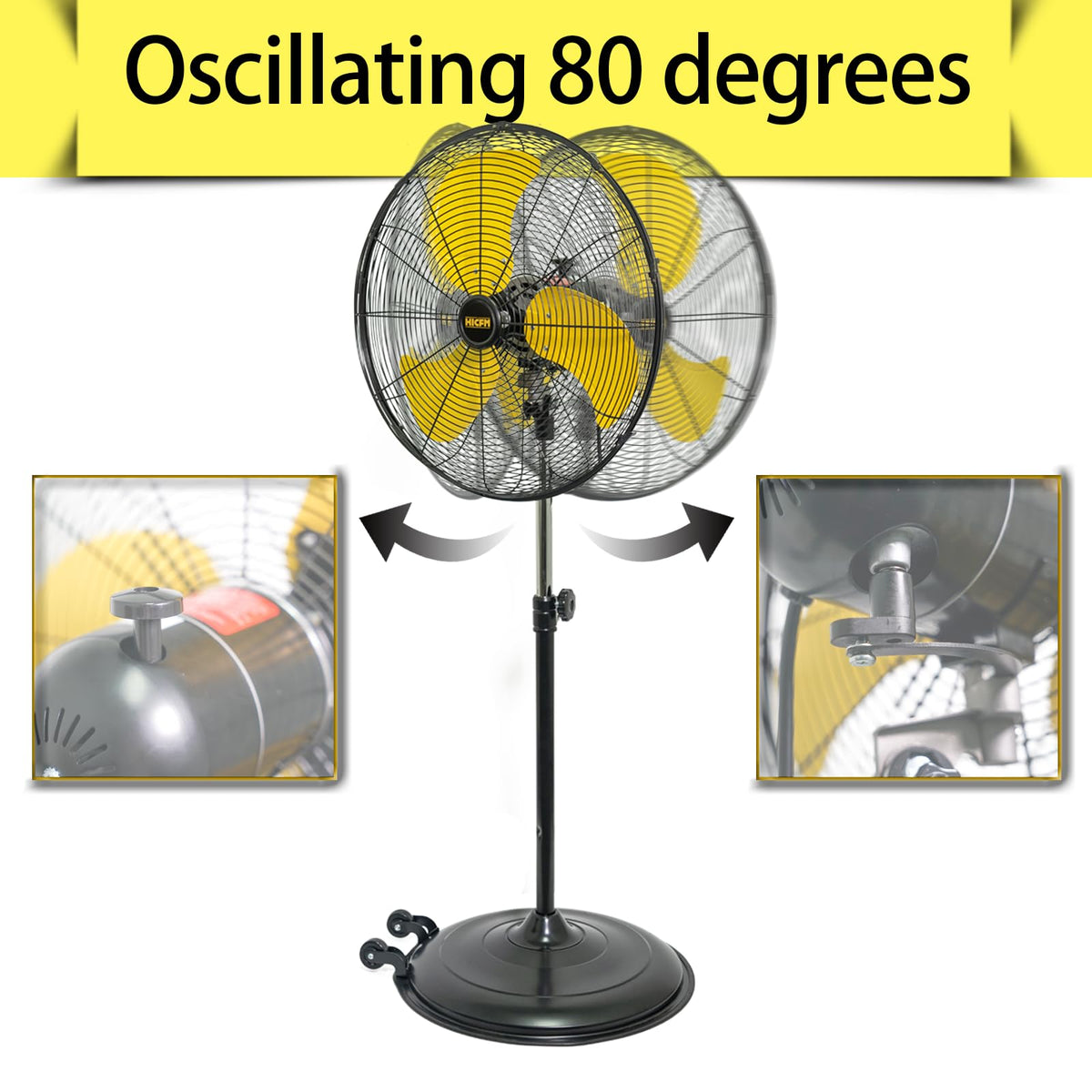 20 inch 3-Speed High Velocity Pedestal Fan B971549