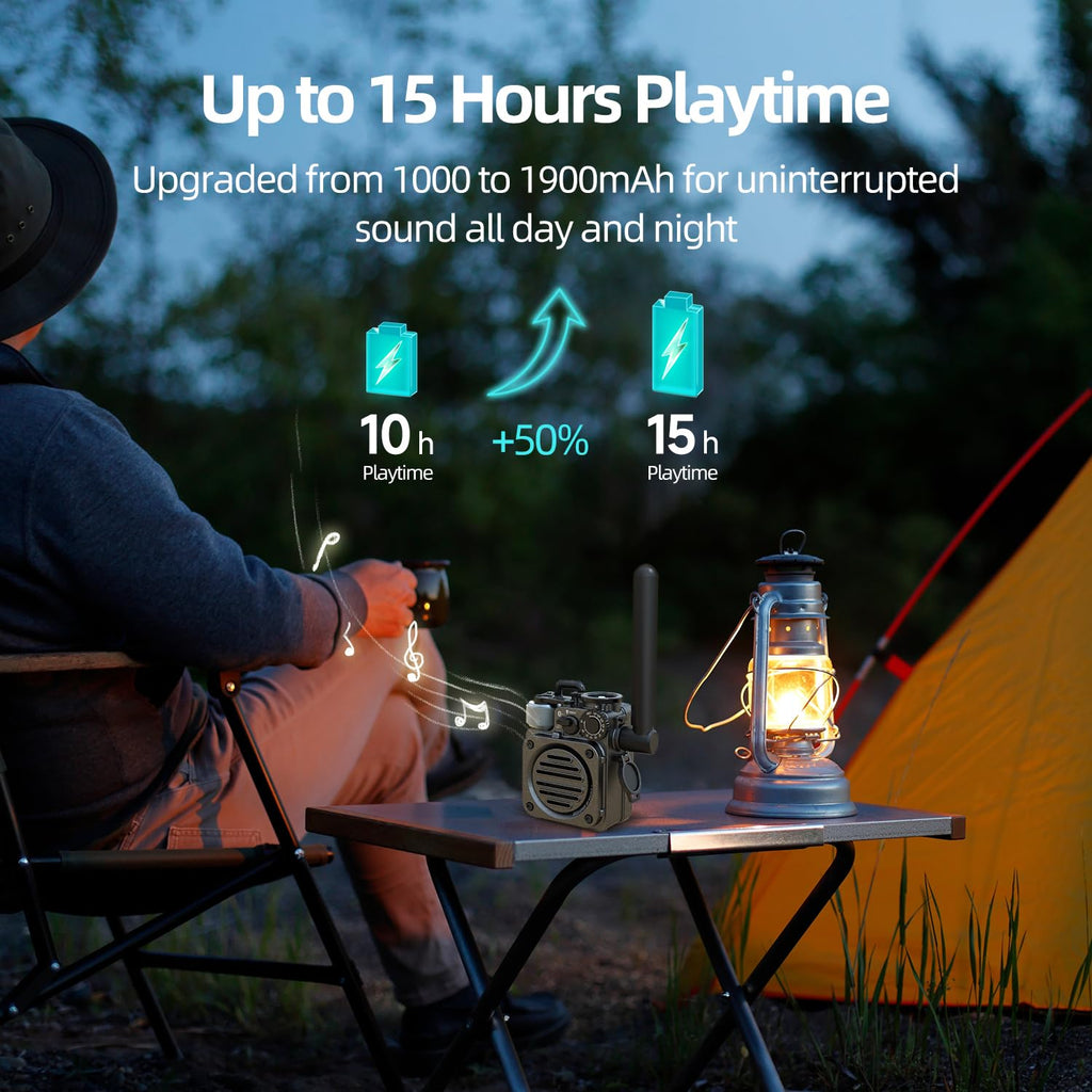 Portable Wireless Bluetooth Speaker with FM Radio A76286