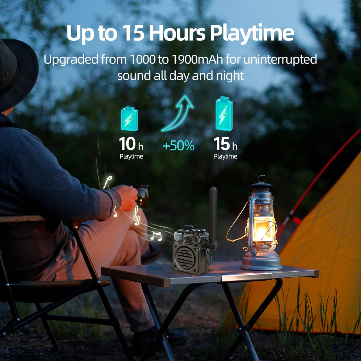 Portable Wireless Bluetooth Speaker with FM Radio A76286